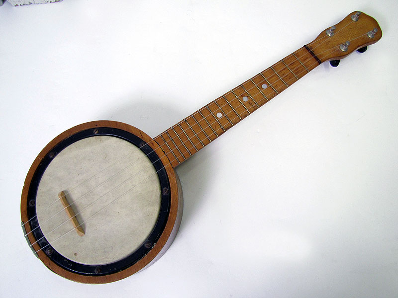 Vintage No Name Ukulele Uke Concert Size Banjo Banjouke Banjolele