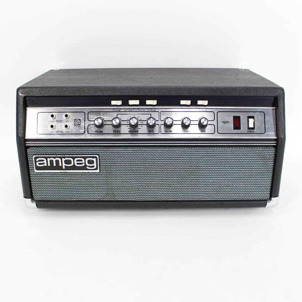 Vintage 1978 Ampeg SVT Black Line 300W Tube Bass Amp Head eBay