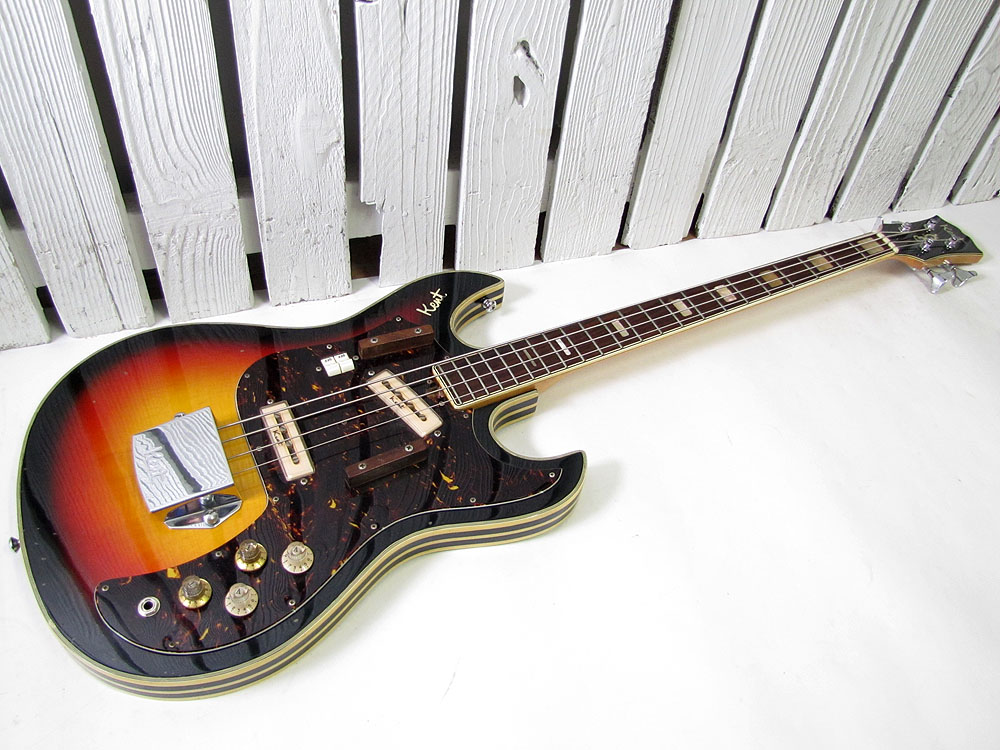 Vintage 1960's Kent Model 743 Electric Bass Guitar Made in Japan eBay