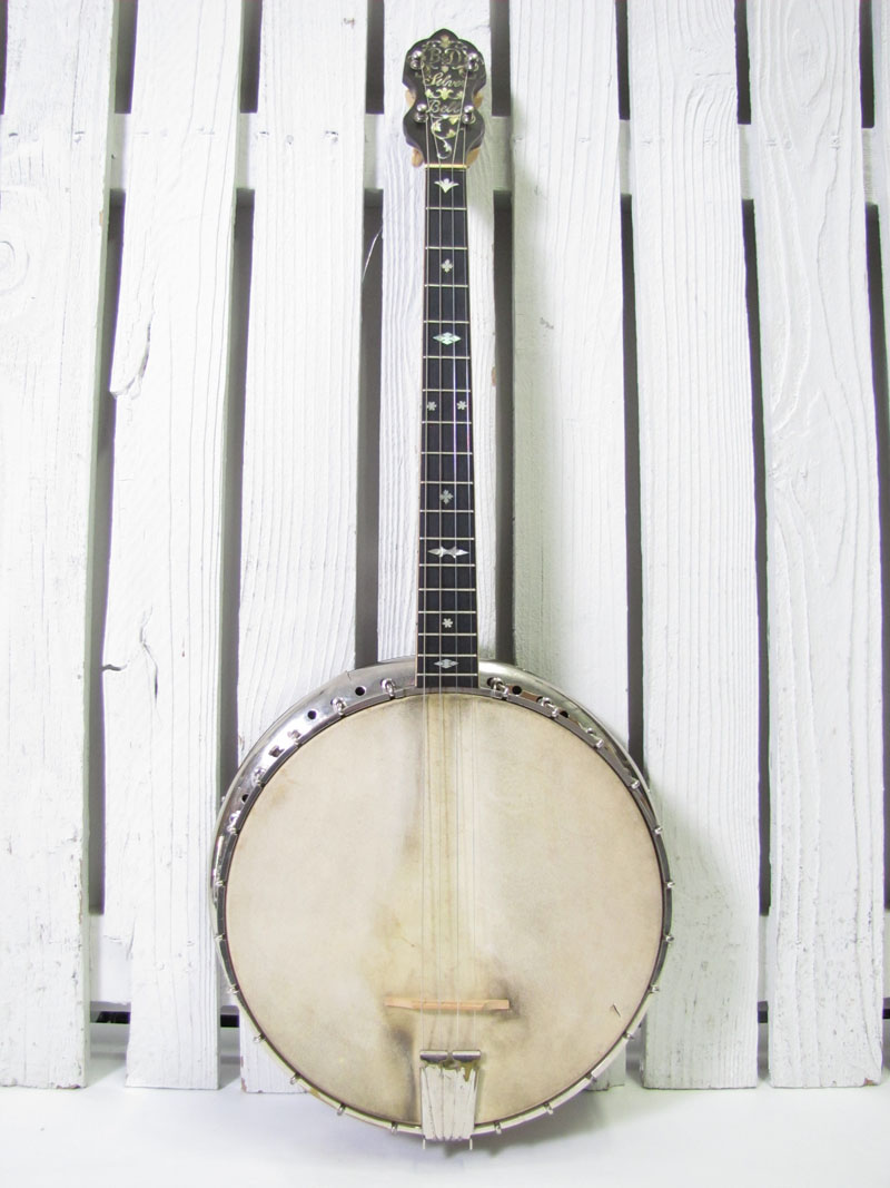 Vintage 1923 Bacon and Day Silver Bell Style No.1 Tenor 4String Banjo