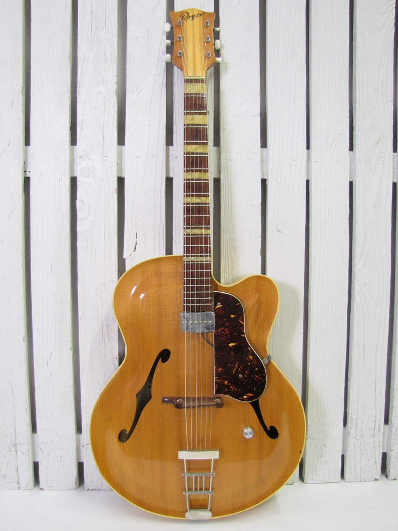 Vintage 1960’s Vintage Roger Junior Cutaway Archtop Acoustic Guitar