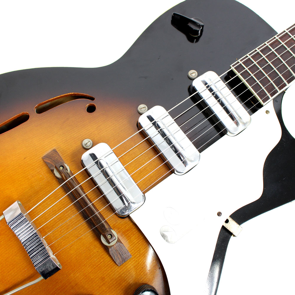 Vintage 1960s Kay Truetone Speed Demon Electric Hollow Body Guitar