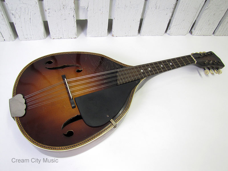 Vintage Kay A Style Sunburst Teardrop Shape Mandolin w/ Case eBay